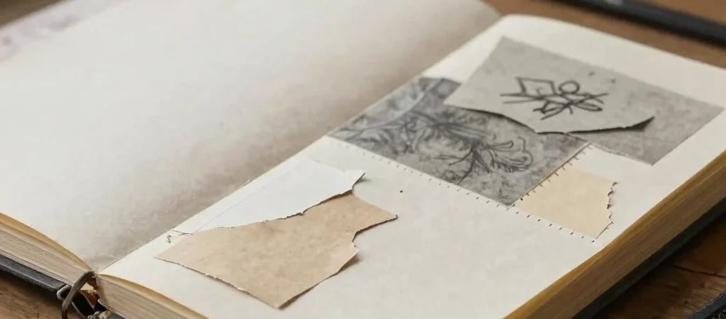 A Sketchbook Made From Leftovers